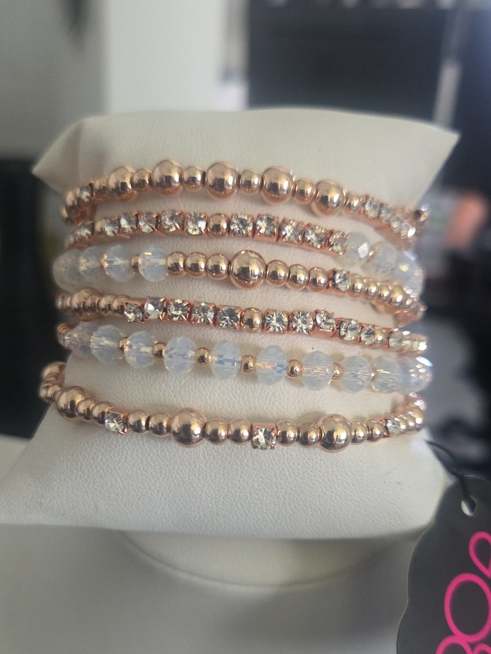 Paparazzi Rose Gold Bling Coil Bracelet NWT